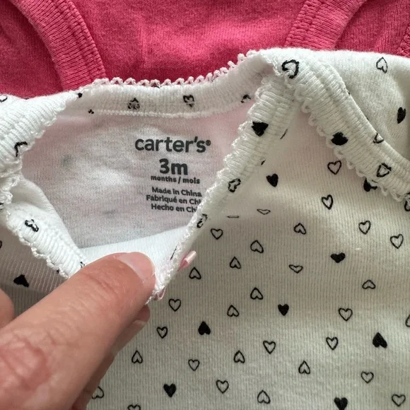 🛎️ Clearance Carter’s Baby Bodysuit 6 Pieces Size 3 Months - Picture 8 of 10